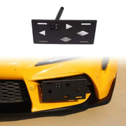 Toyota Supra MK5 A90 Front License Plate Bracket 2019 - 2025 - BLACK product image 1